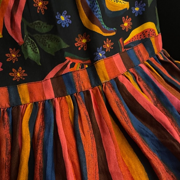 Farm Rio Black Banana Sky
Mini Dress Colorful Floral Dress Size Small NWT - Picture 13 of 14